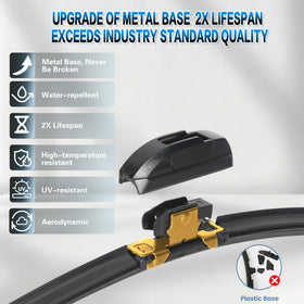 GSPSCN rubber squeegee detail highlighting smooth contact and streak-free wipe