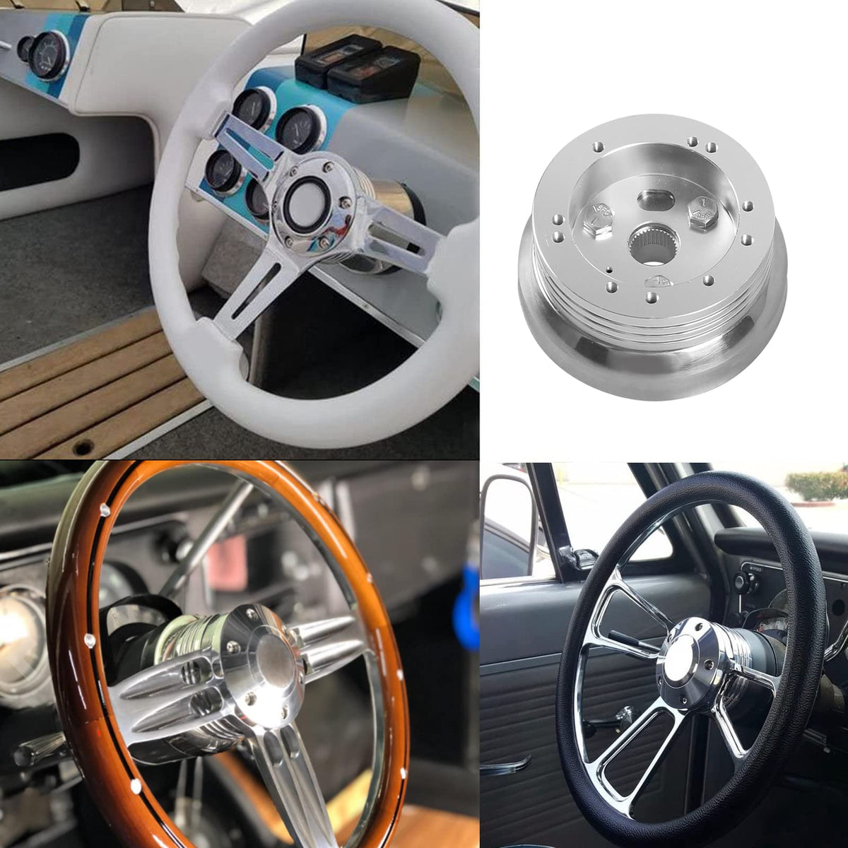 GSTP hub installed in race car cockpit showing performance-ready setup benefit