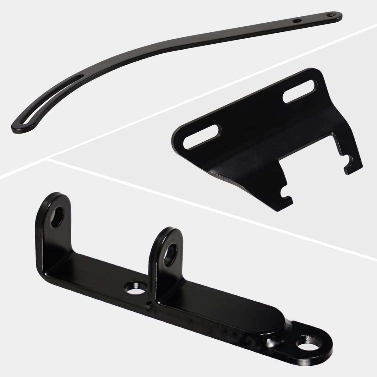 GSTP bracket kit next to ruler showing dimensions for confident purchase