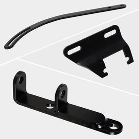 GSTP bracket kit next to ruler showing dimensions for confident purchase