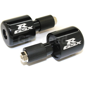 GT-Speed front view bar end plugs on motorcycle showing fit and OEM-style finish benefit