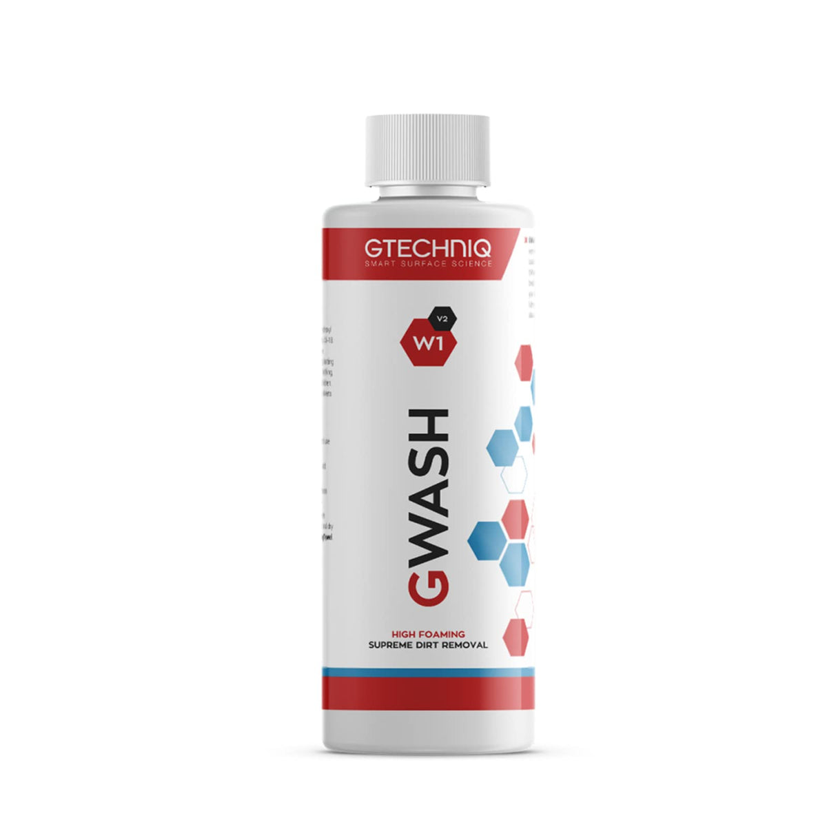 Gtechniq bottle front view showing label and 1L size, clear identification benefits