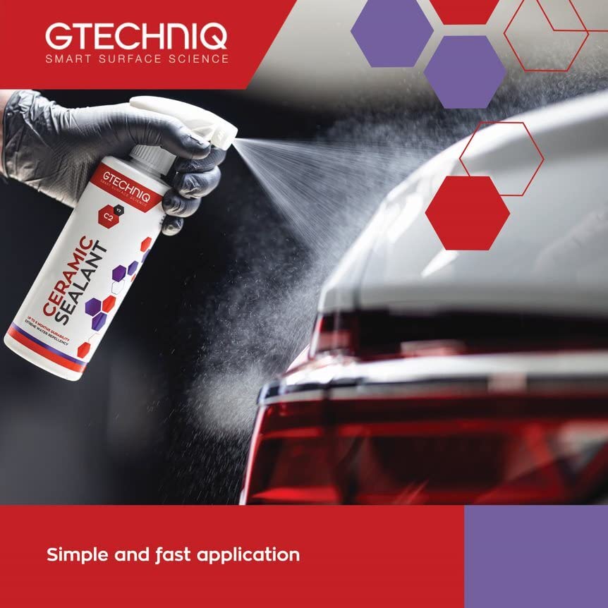 Gtechniq C2 applied with Gtechniq MF1 cloth demonstrating easy application