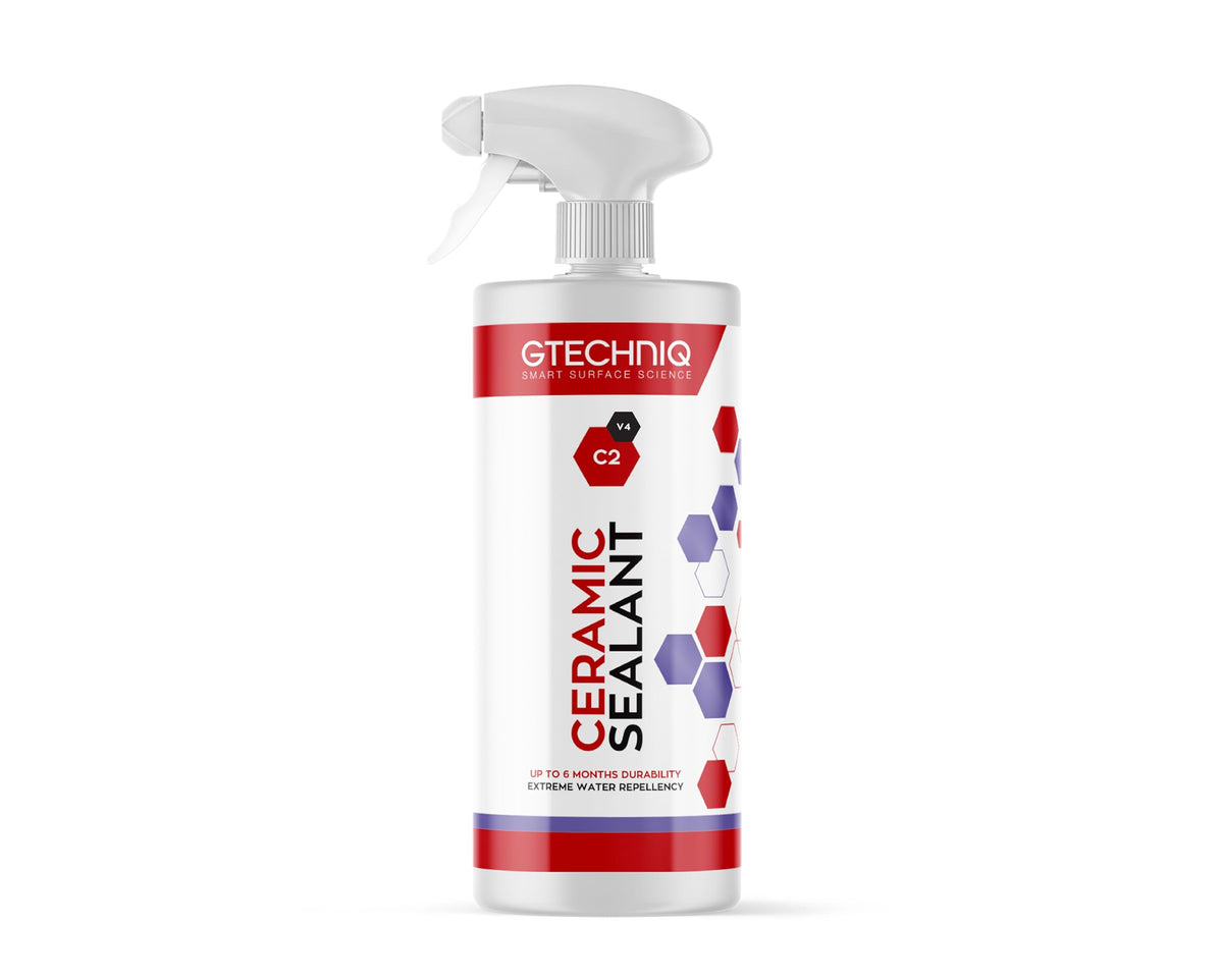 Gtechniq C2 front label showing product name and volume for easy identification