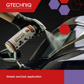 Gtechniq C2 spray nozzle detail highlighting user-friendly applicator and control