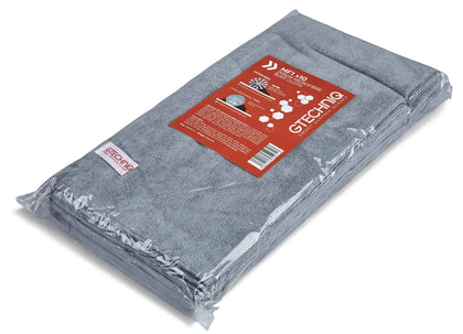 Gtechniq MF1 front pack showing ten folded microfiber cloths for consistent detailing