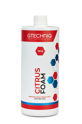 Gtechniq W4 front label showing product identity and size benefits
