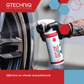 Gtechniq W6 500ml bottle next to hand for size reference and easy use