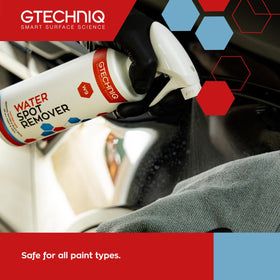 Gtechniq W9 bottle close-up highlighting nozzle and formula clarity