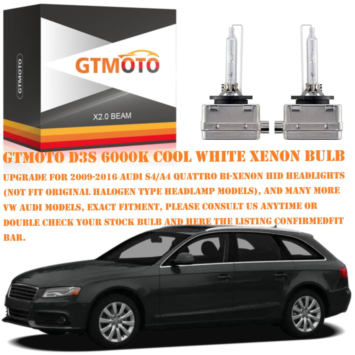 GTMOTO closeup quartz glass bulb showing durability and clarity