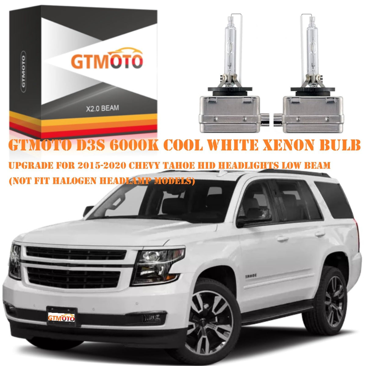 GTMOTO vehicle driveway lifestyle shot highlighting brighter nighttime vision