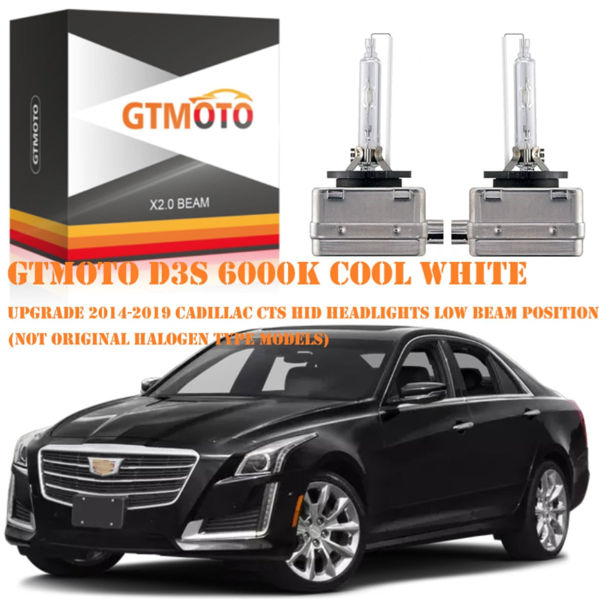 GTMOTO in-use Cadillac XTS on driveway showing improved daylight color