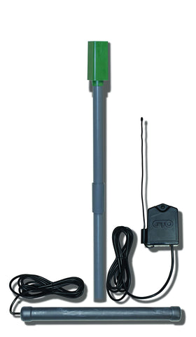 GTO Mighty Mule FM130 close-up of sensor face highlighting sensitivity dial and indicator benefit