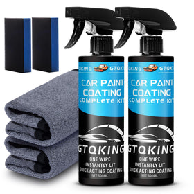 GTQKING front spray bottle showing label and easy-grip design for fast application