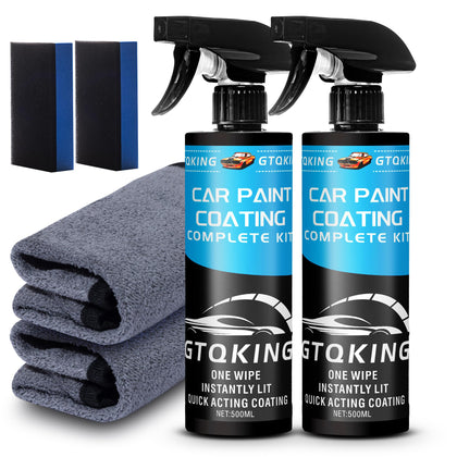 GTQKING front spray bottle showing label and easy-grip design for fast application