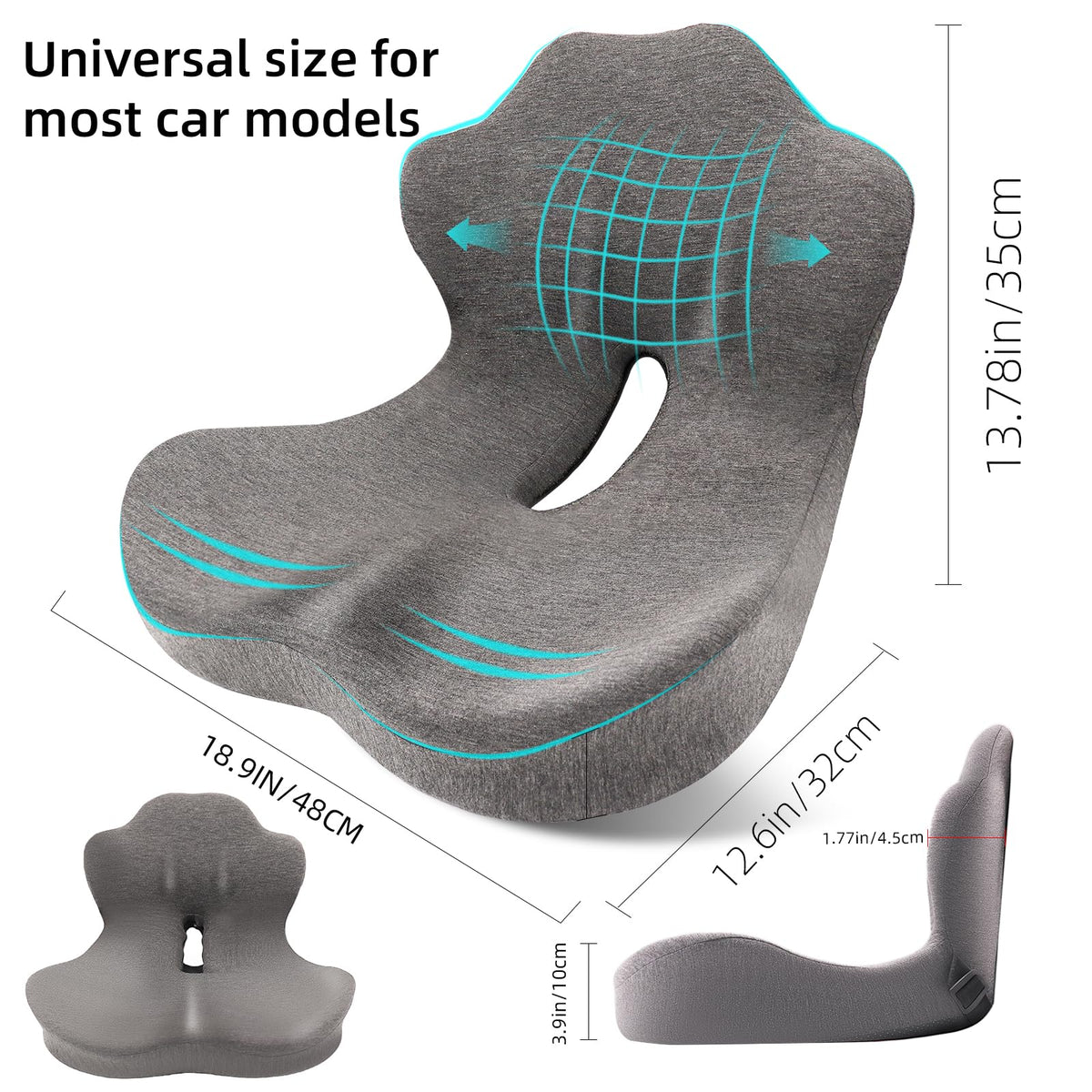 GtuiBugt compact cushion being carried for easy portability