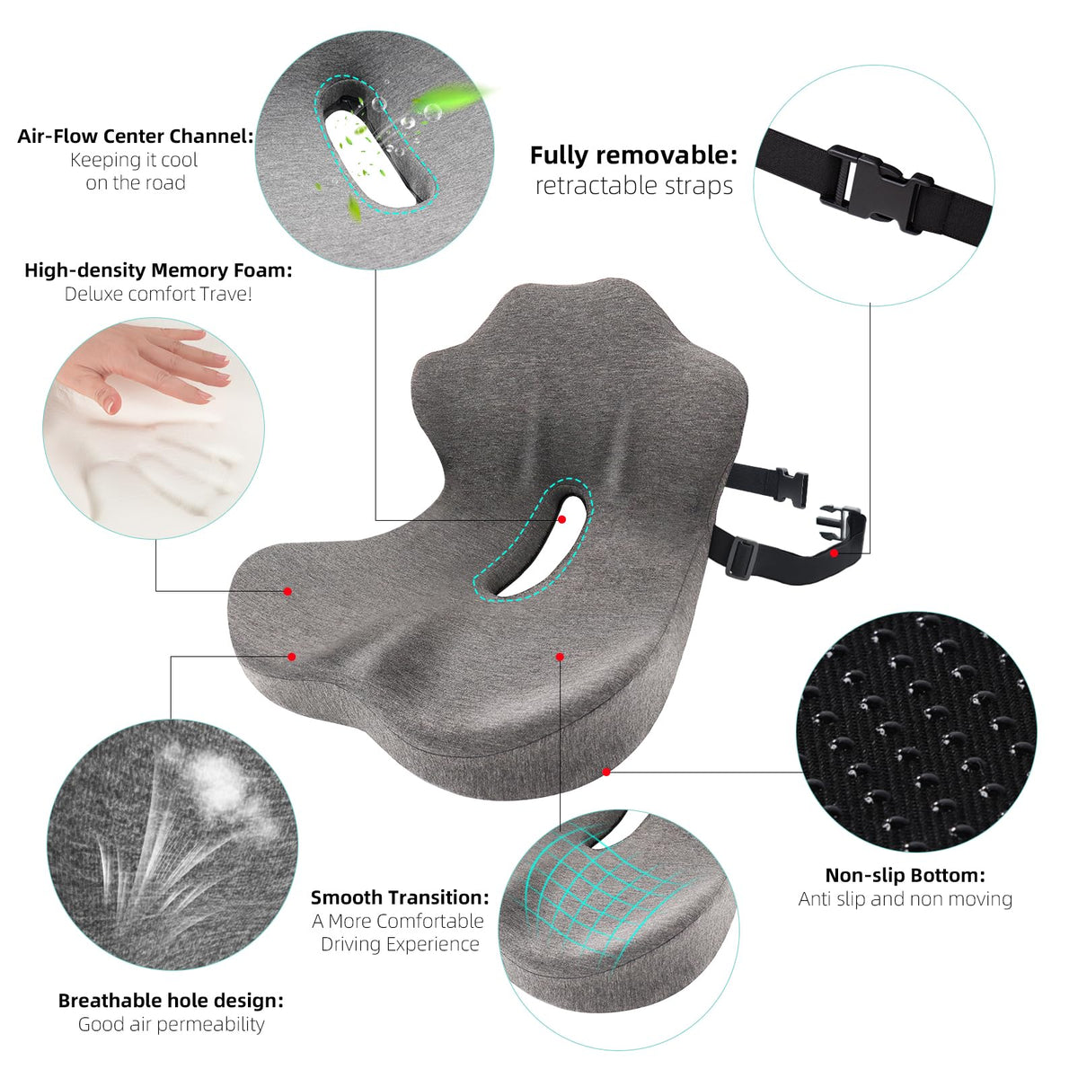 GtuiBugt cushion on office chair enhancing desk-time comfort