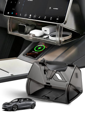 Guaiblue front fit showing flush under-screen integration and clean dashboard benefit