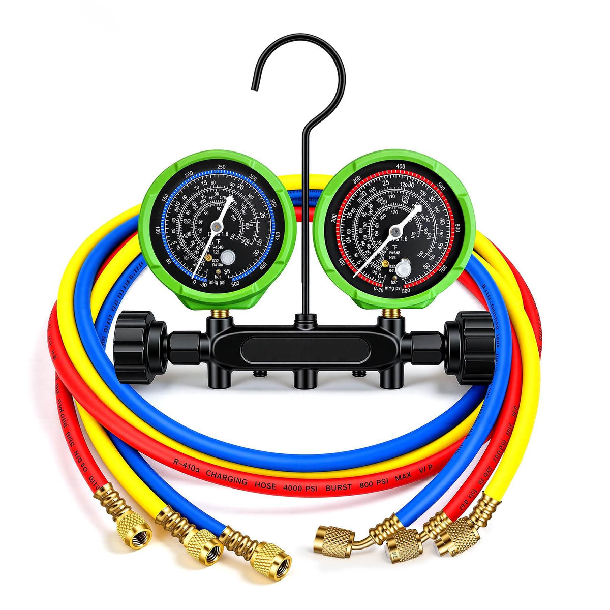 GuardFlow manifold front view showing gauges and ergonomic layout for faster service