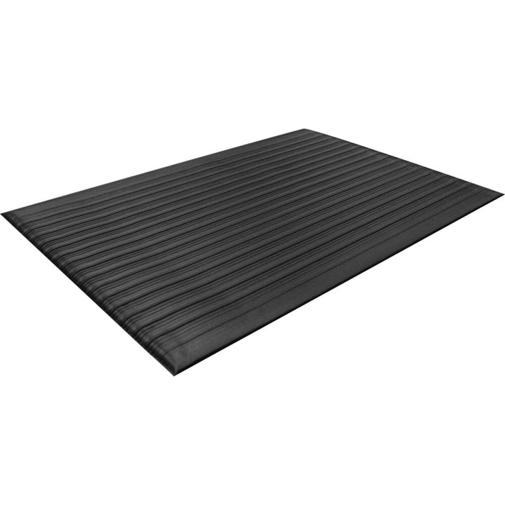 Guardian Air Step front view showing black vinyl mat and raised pattern for comfort