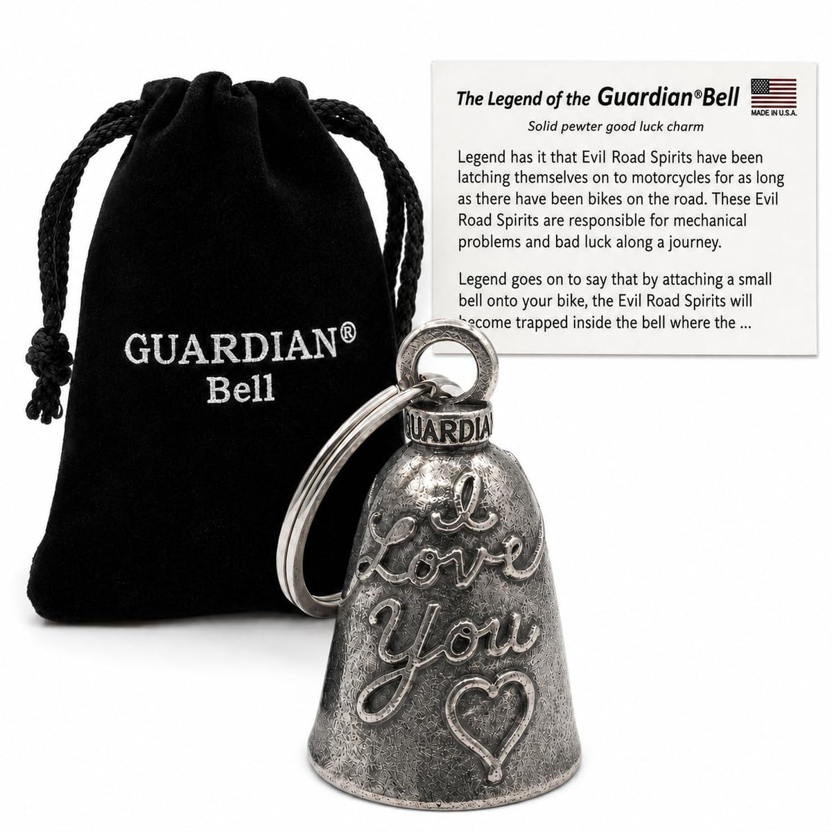 Guardian Bell front view showing design and gift-ready look