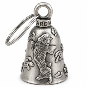 Guardian Bell koi front view showing design and polished finish for gift appeal