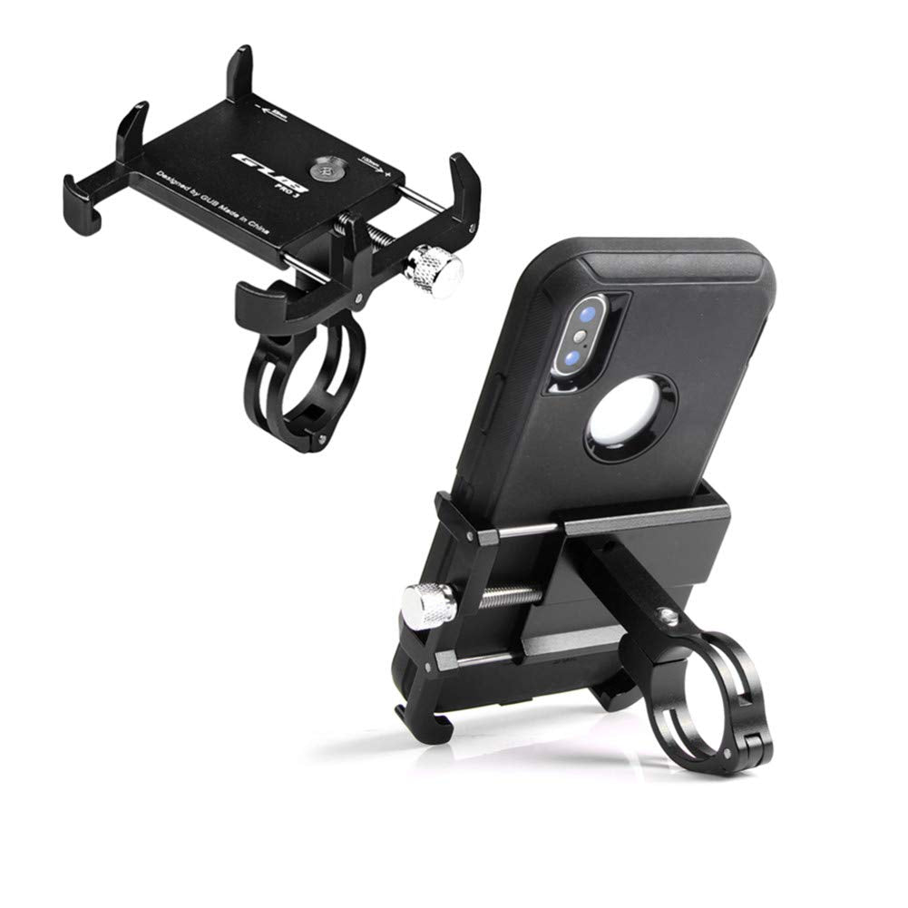 GUB front mount on handlebar showing secure grip and durable frame benefit