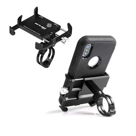 GUB front mount on handlebar showing secure grip and durable frame benefit