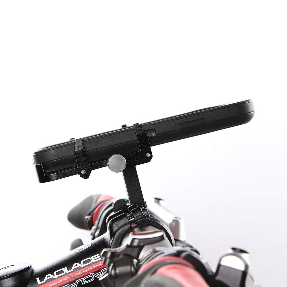 GUB installed on motorcycle handlebar showing quick mounting and vibration reduction