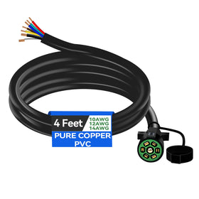 Gubrdfrsod front 7-pin plug showing secure connection and improved reliability