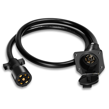 Gubrdfrsod front connector showing secure 7-pin fit and reliable connection