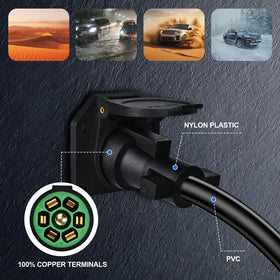 Gubrdfrsod plug connected to trailer lighting system demonstrating dependable performance