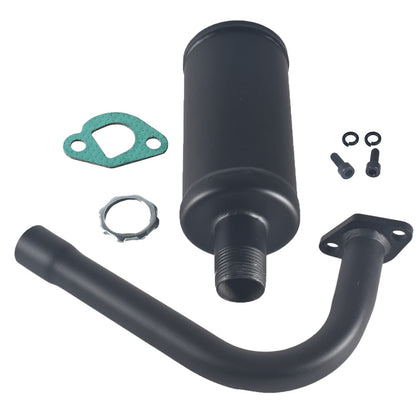 GUCIDDAK front view exhaust pipe showing fitment ease and improved flow