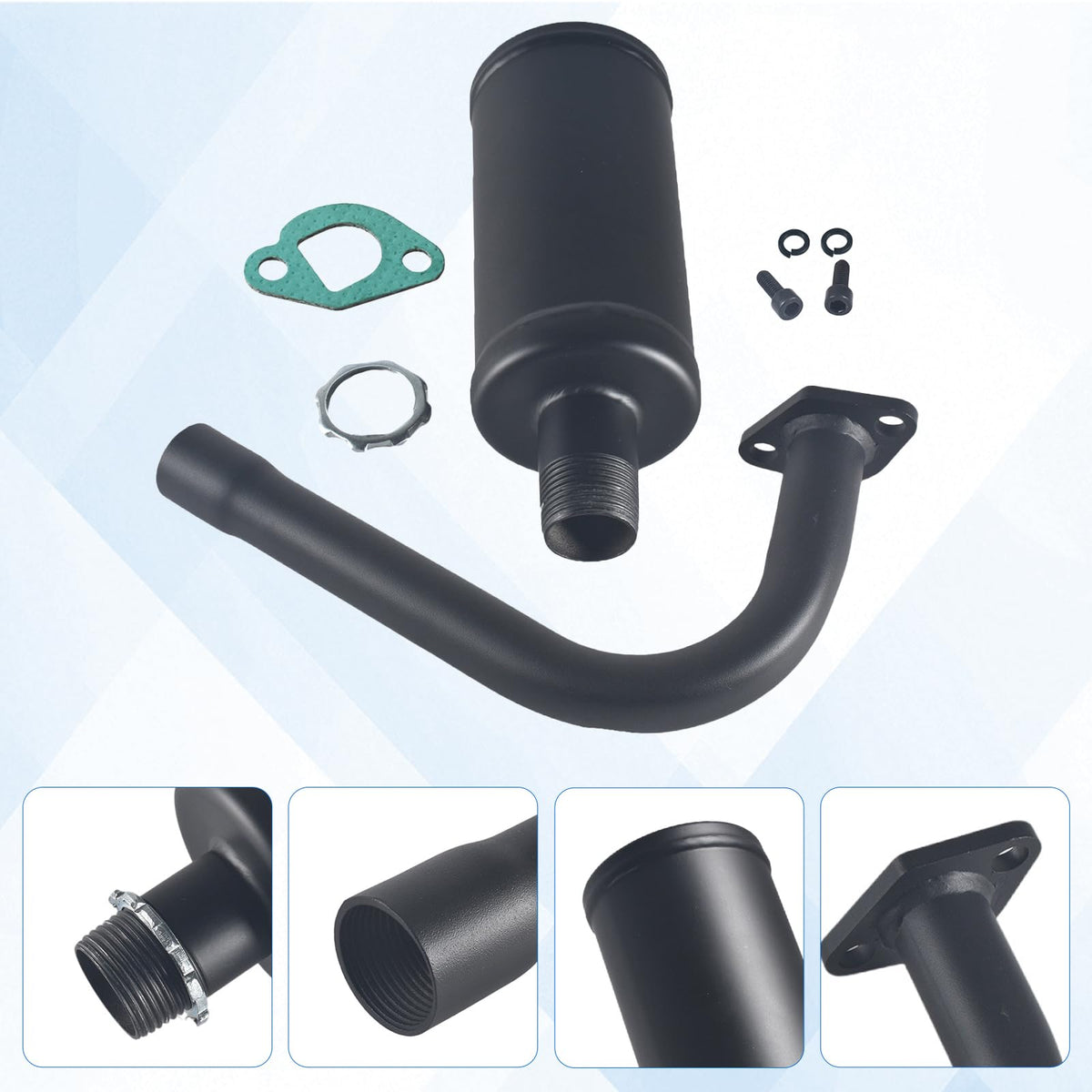 GUCIDDAK kit parts laid out showing included hardware and simple assembly