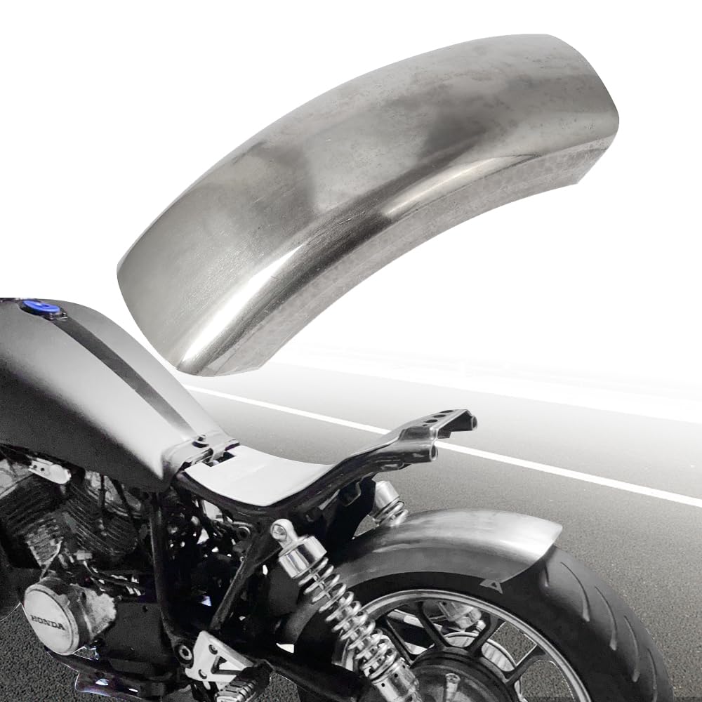 GUDITEM fender installed on bobber demonstrating finished aesthetic and protection benefit