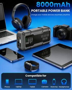 Guistekno power bank charging phones to keep devices powered