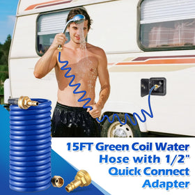 gulfmew washing a dog outdoors providing portable cleaning convenience