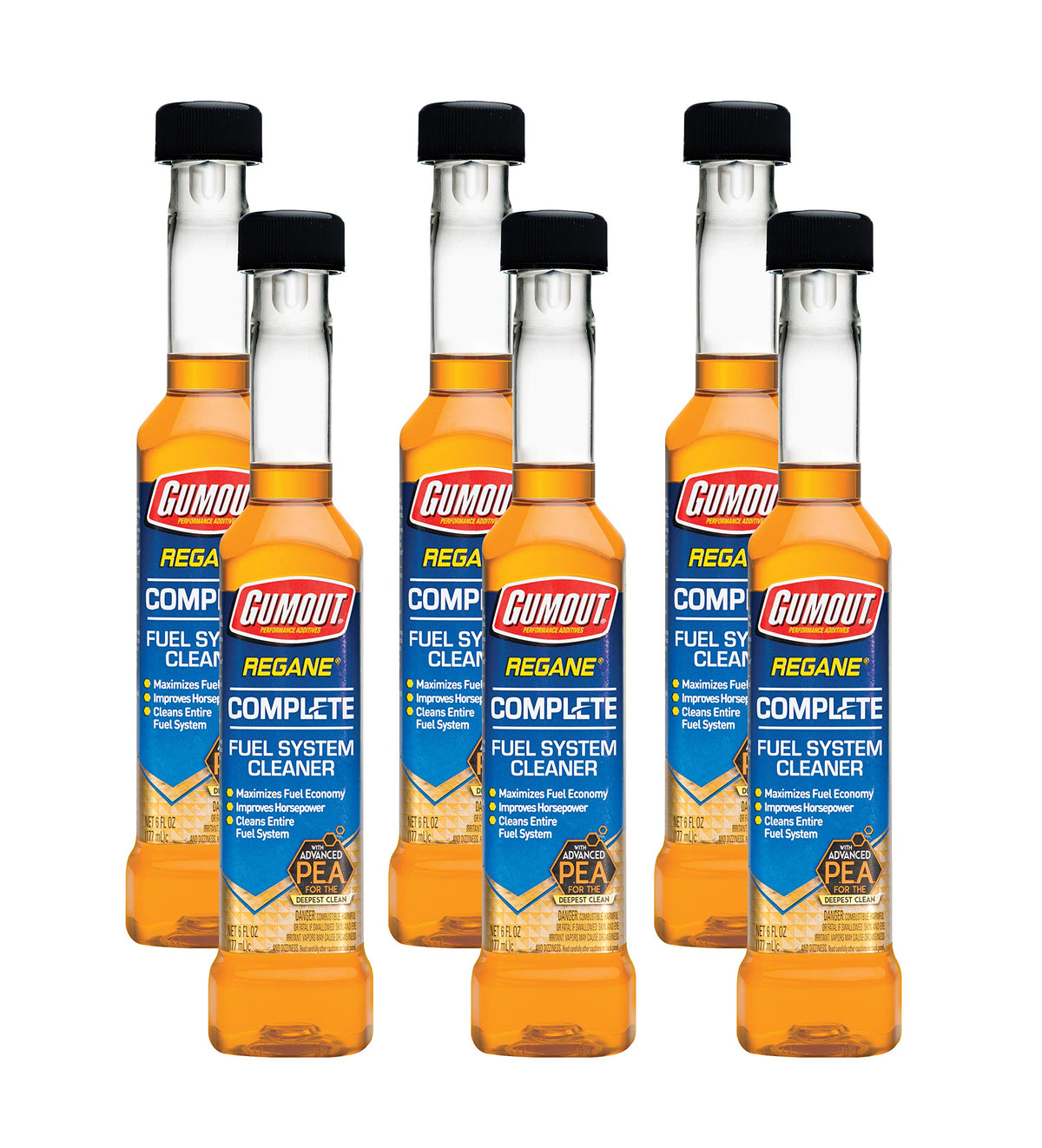 Gumout Regane front packaging showing bottle and label for effective deposit cleaning