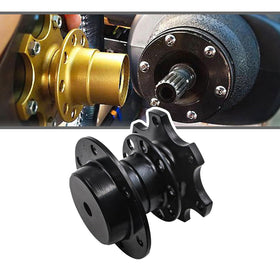 gunhunt front view hub adapter showing bolt pattern and snap-off benefit