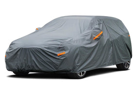 GUNHYI front view of cover fitted on hatchback showing full protection