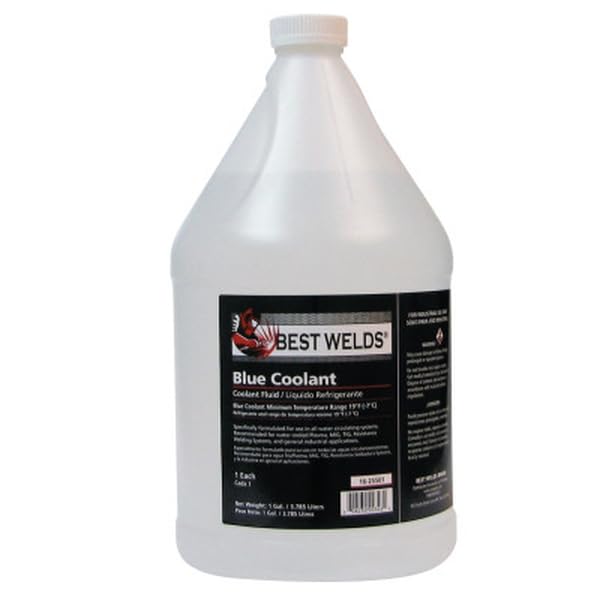 Guohaoi coolant fluid blue front label showing product and benefit of low-conductivity cooling