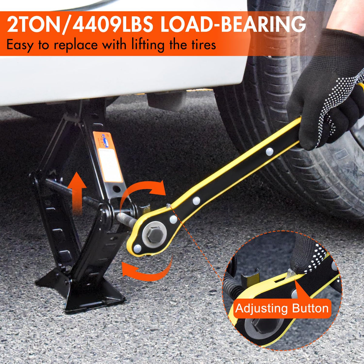Gurduenon lug and ratchet wrench detail offering improved leverage for nuts