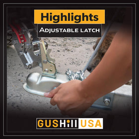 GusHill on a trailer hitched to a vehicle illustrating real-world use