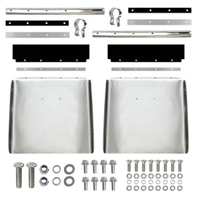 GUSSTZEL quarter fenders mounted on semi truck demonstrating debris protection