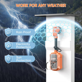 gutterword waterproof cover close detail showing IP68 protection against rain and dust