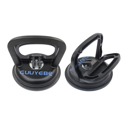GuuYebe front packaging showing two heavy duty suction cups and included handles for secure transport