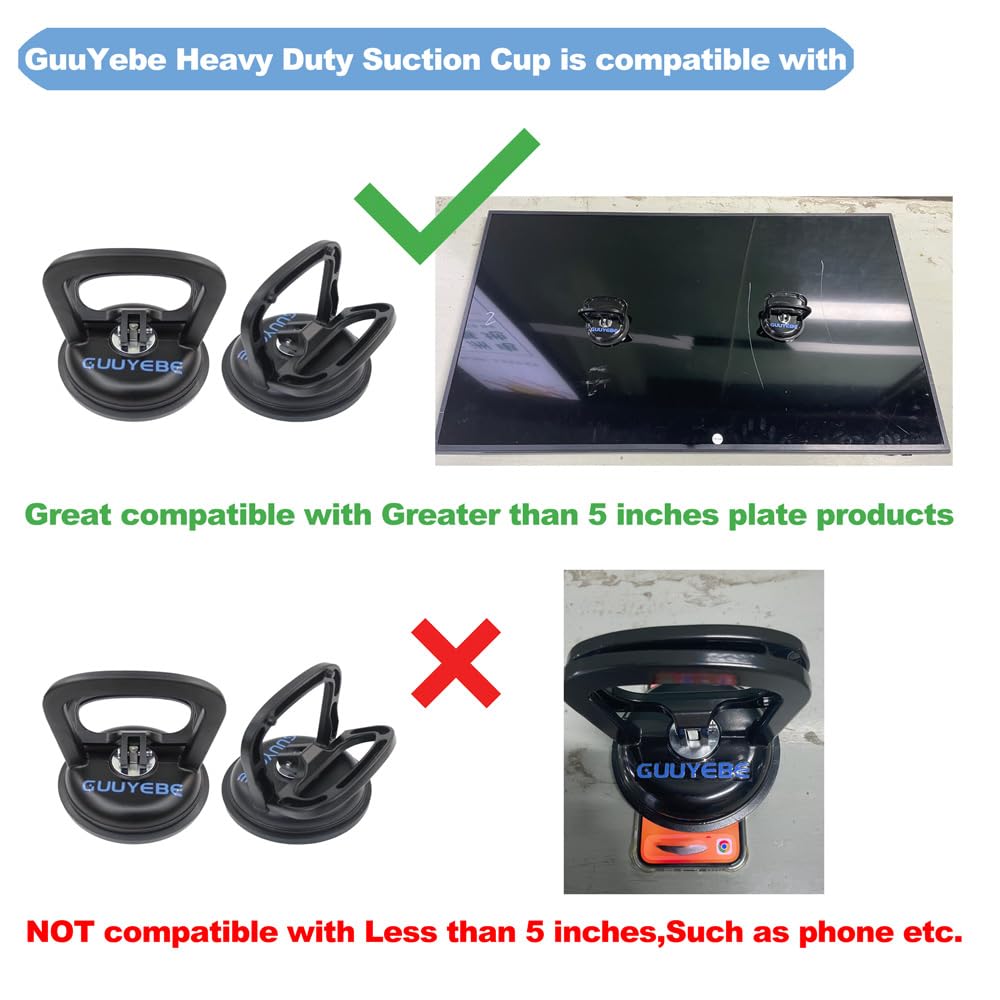 GuuYebe suction cups used by installer repositioning a mirror demonstrating efficient workflow