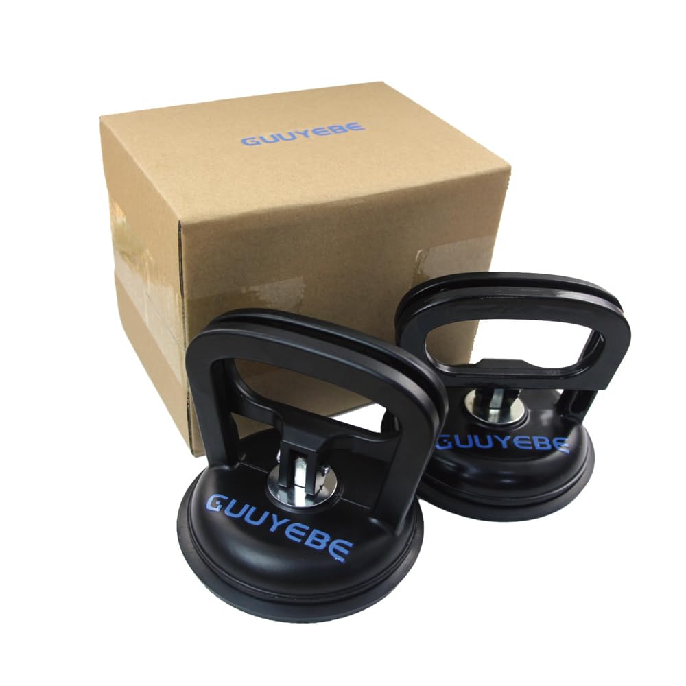 GuuYebe suction cup next to ruler for scale showing 4.6-inch diameter size clarity