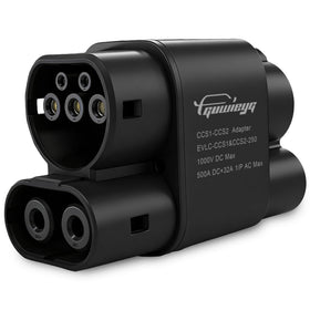 GUWIEYG front view adapter showing connectors and robust casing for reliable charging