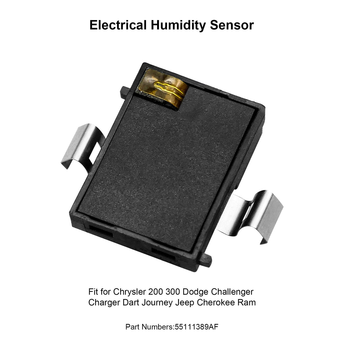 GUZIKO humidity sensor connector close-up showing OE-style plug for easy replacement